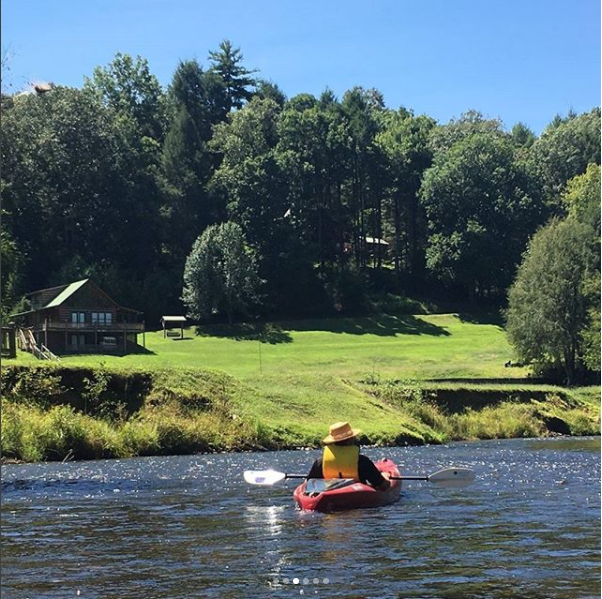 Kayaking the Toccoa River