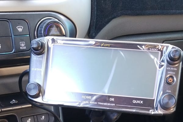 Mod: ICOM ID-5100A HAM Radio Install